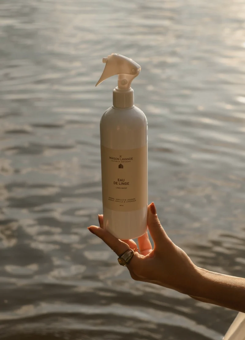 Eau de linge - Ambre, vanille & lavande