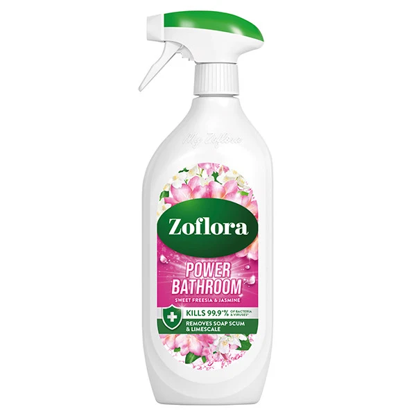Zoflora Power Nettoyant Salle de Bain Freesia & Jasmin (800 ml)