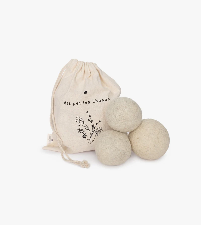 Ensemble de 3 boules de séchage