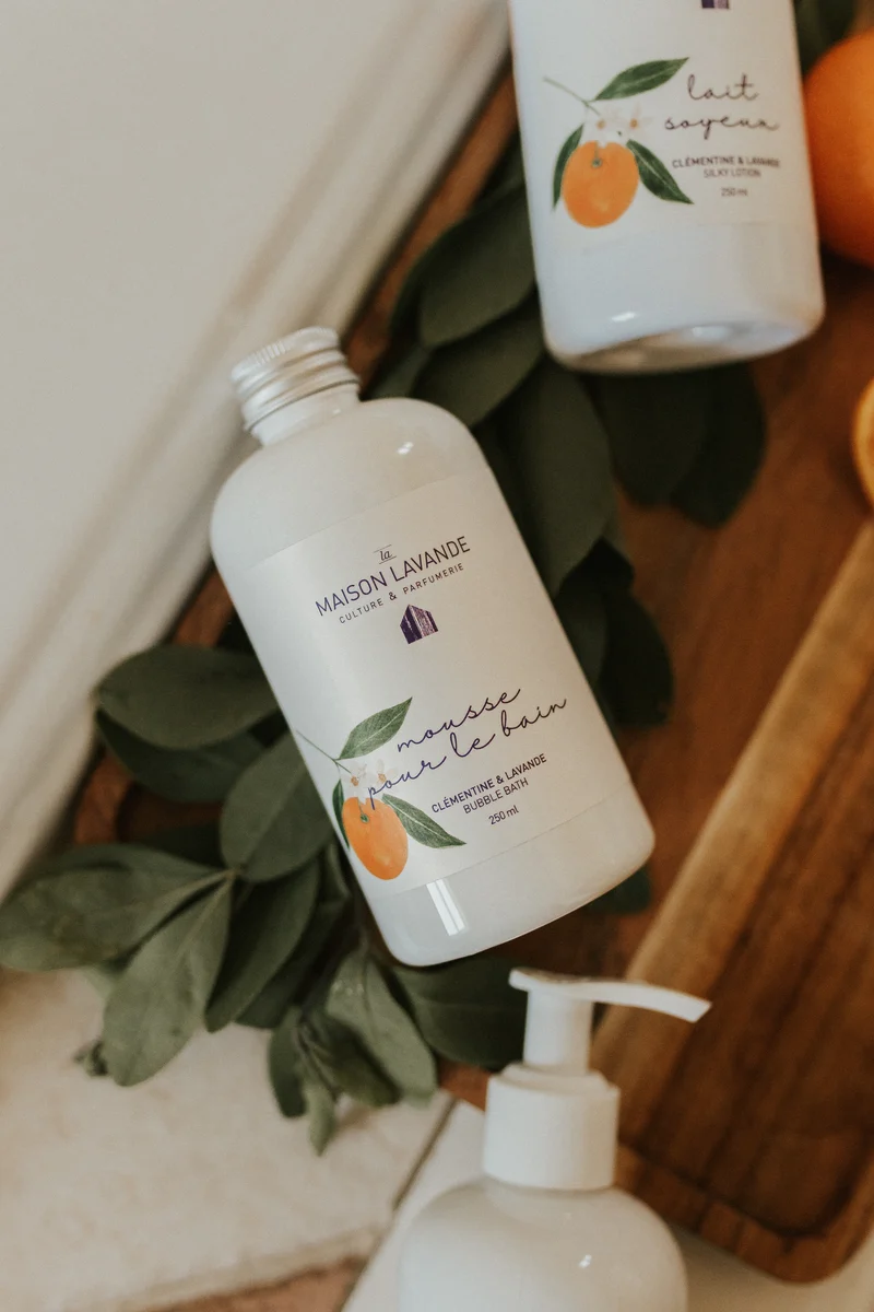 Mousse pour le bain - Clémentine & lavande