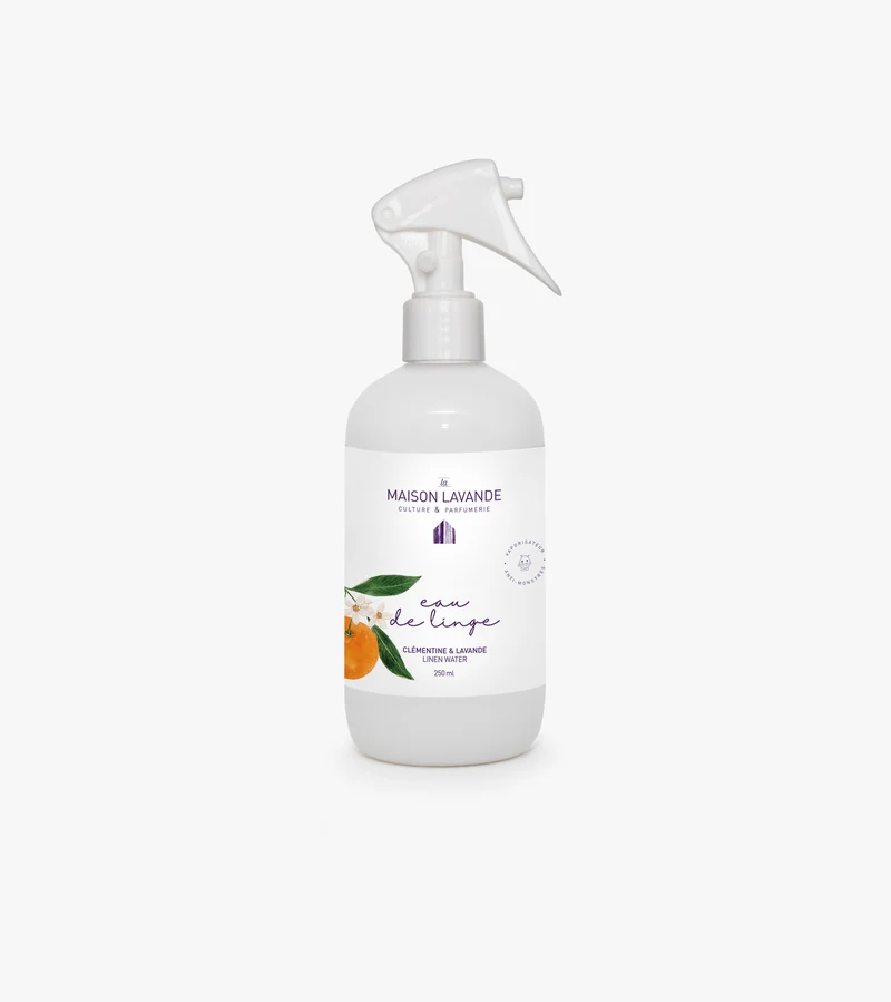 Eau de linge - Clémentine & lavande