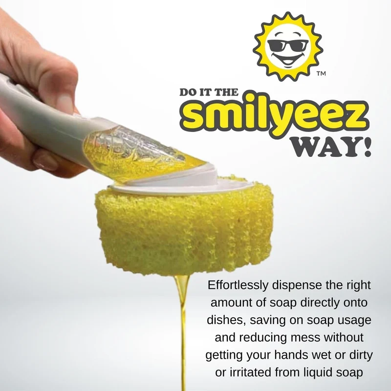 Poignée distributeur de savon Smilyeez Daddy pour Scrub Daddy