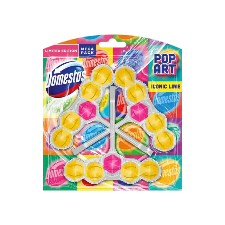 Domestos Désodorisant pour Toilette Iconic Lime - 3 Pack