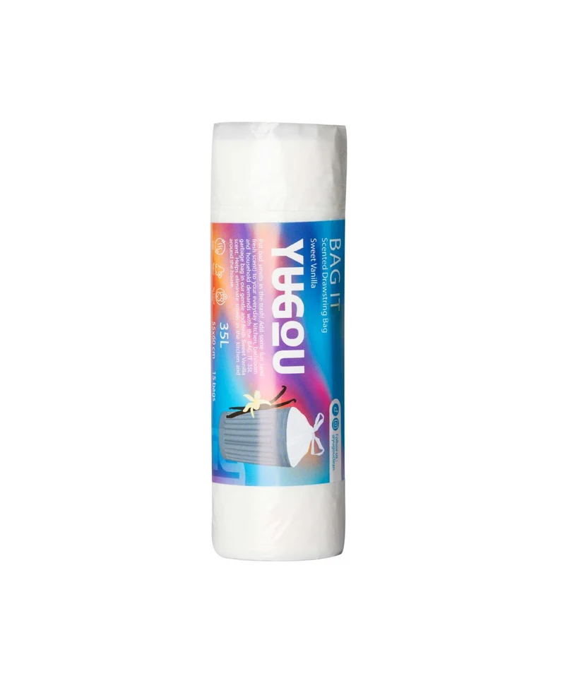 Yugou Sacs poubelle avec parfum Sweet Vanilla de Suède - 35 liter - TikTok Viral