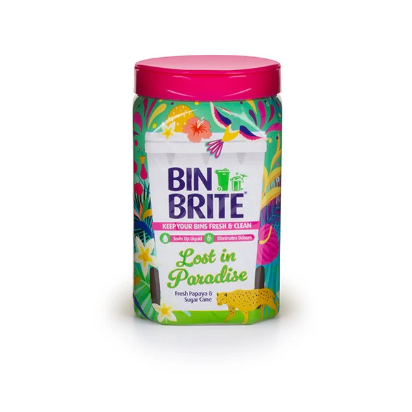 Bin Brite désodorisant pour poubelle | Lost in paradise (500 gram)