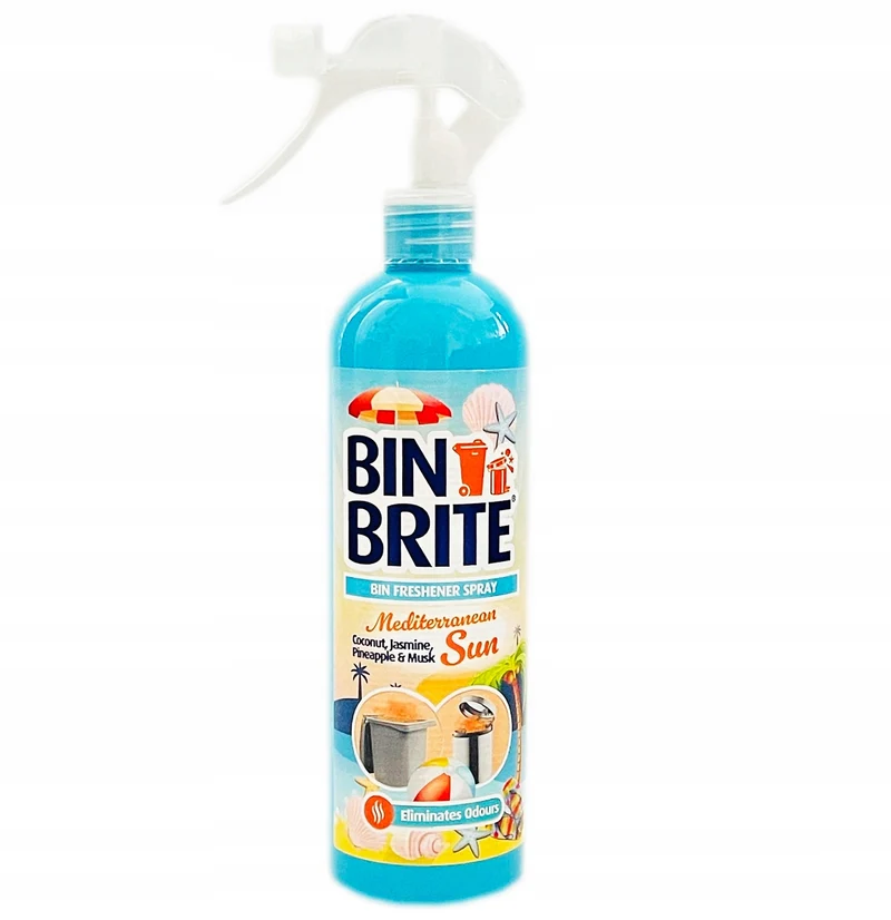 Bin Brite Spray Désodorisant pour Poubelle – Mediterranean Sun | 500ml