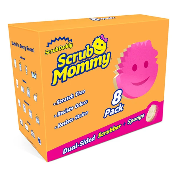 Scrub Mommy éponges rose pack économique - 8 pièces