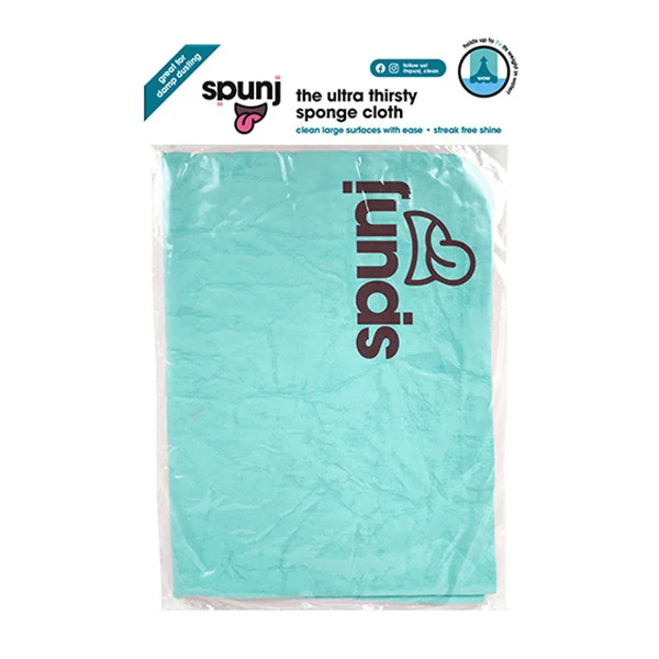 Spunj de chiffon ultra absorbant (bleu vert)