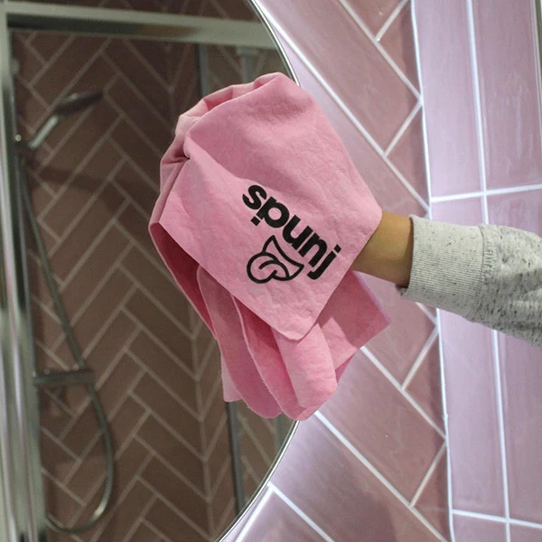 Spunj de chiffon ultra absorbant (rose)