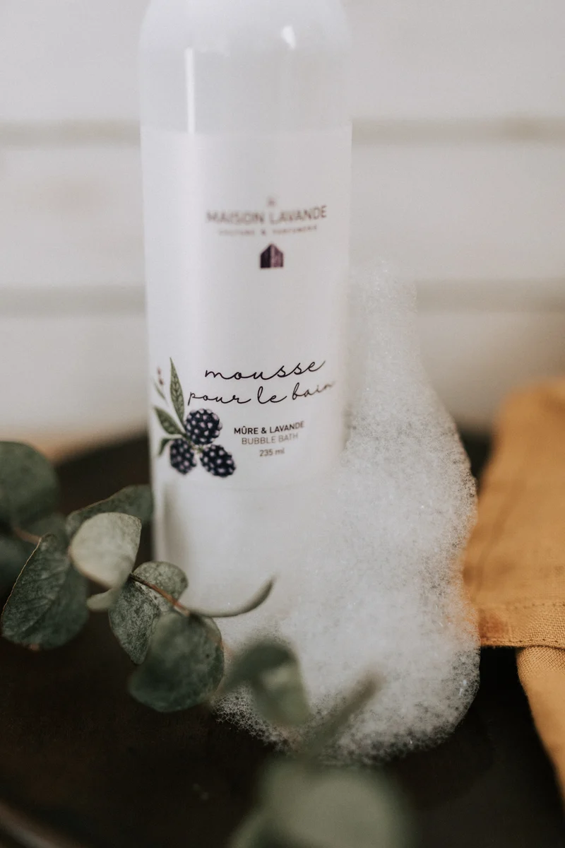 Mousse pour le bain - Mûre & lavande