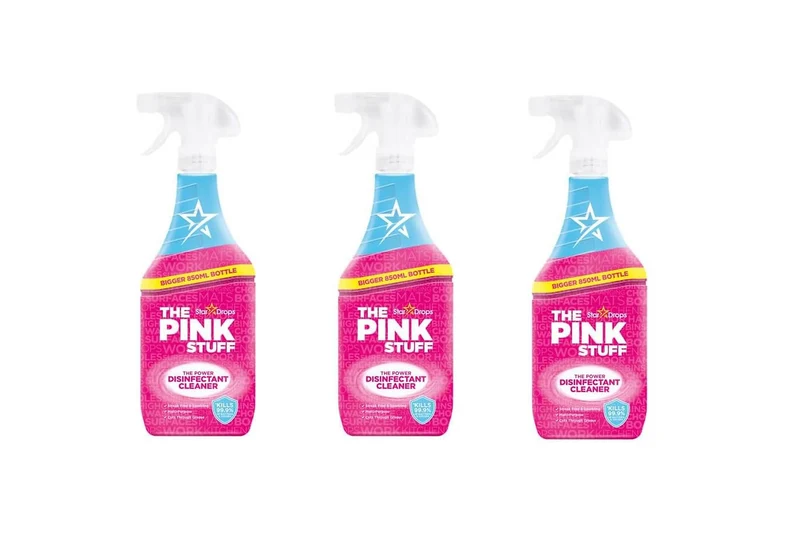 The Pink Stuff Spray désinfectant - 850ml - lot de 3