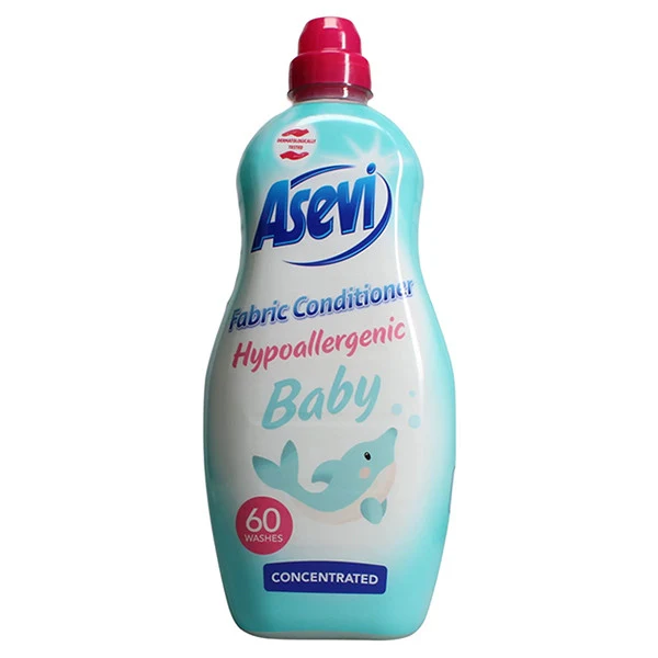 Asevi adoucissant pour bébé hypoallergénique 1380 ml 60 lavages