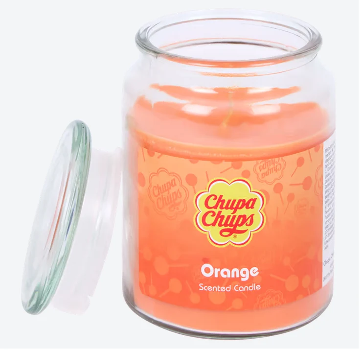 Chupa Chups Bougie parfumée 510g - Orange