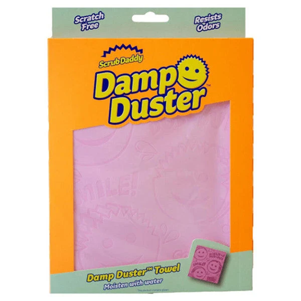 Scrub Daddy chiffon humide pour dépoussiérer rose
