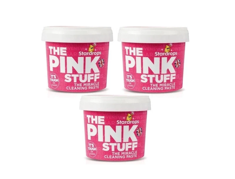 The Pink Stuff - Pack de pâte nettoyante Wonder - 3 pièces
