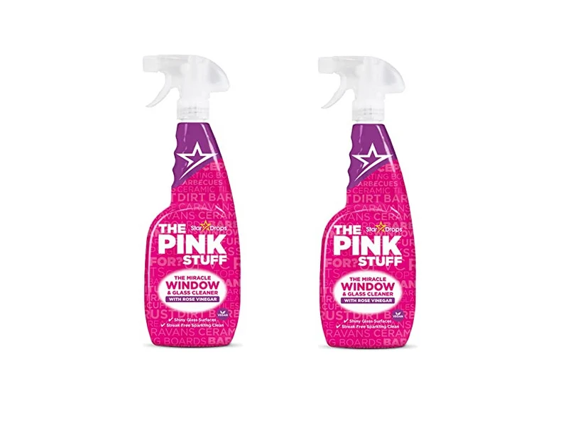 The Pink Stuff - Nettoyant pour fenêtres et vitres - lot de 2 bouteilles