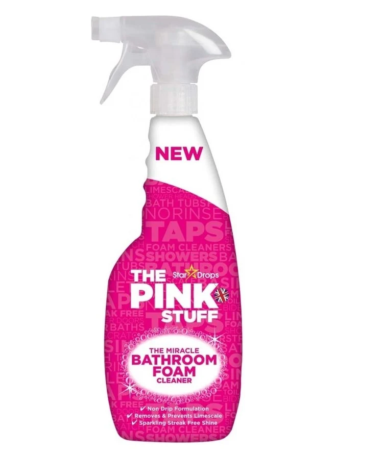 Stardrops The Pink Stuff - Mousse pour salle de bain - Produit de nettoyage pour salle de bain