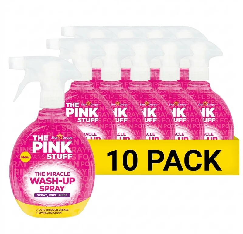The Pink Stuff Spray de lavage 500ml - pack de 10