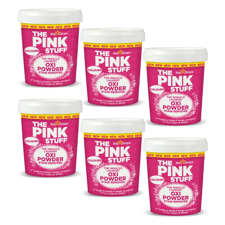 The Pink Stuff poudre Oxi pack de 6