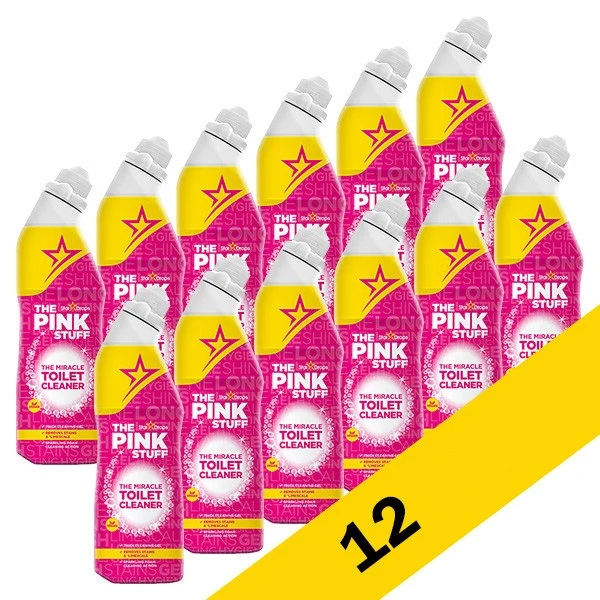 The Pink Stuff Gel pour toilettes 750ml - pack de 12