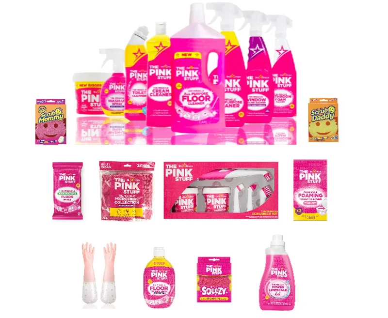 The Pink Stuff Ensemble de nettoyage ultime - L'ensemble complet