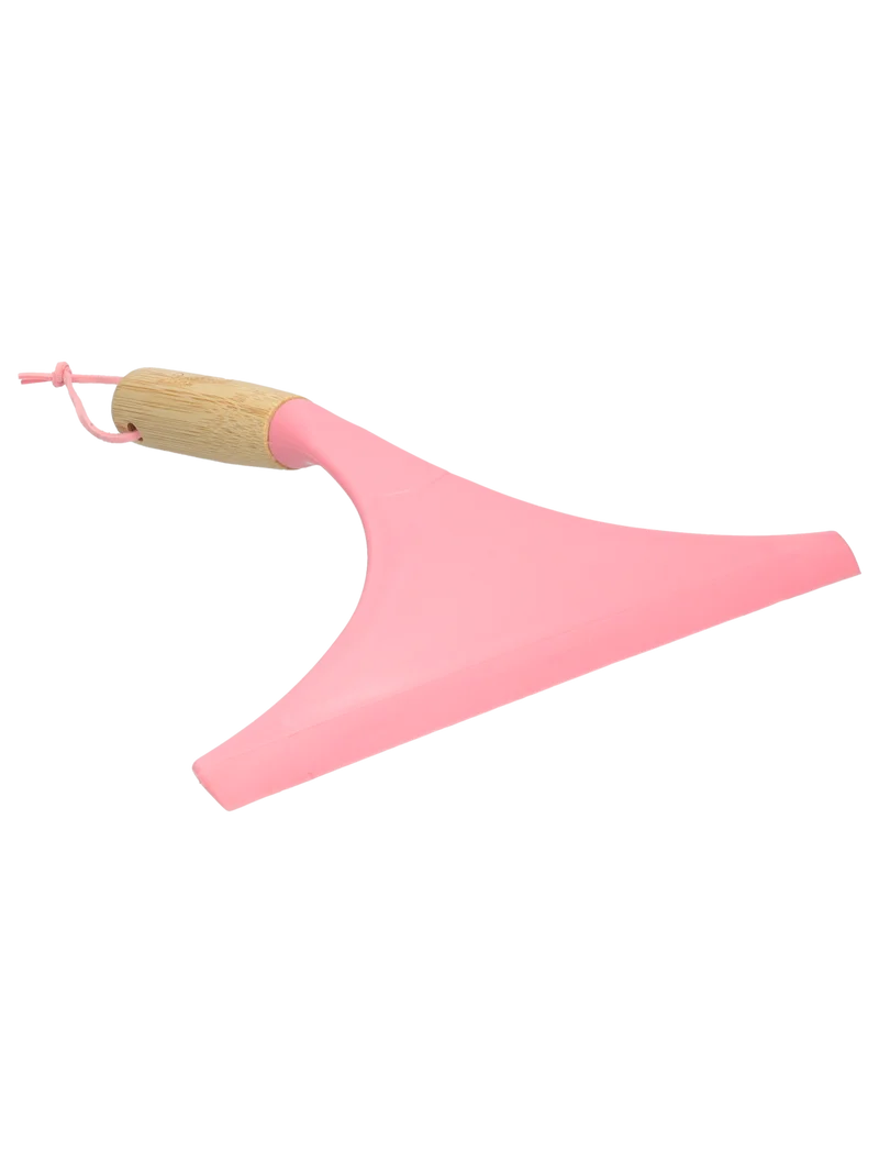 Raclette de fenêtre en bambou rose