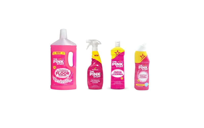 Stardrops The Pink Stuff Pack - Nettoyant pour sol, Nettoyant tout usage, Crème nettoyante et Nettoyant pour toilettes