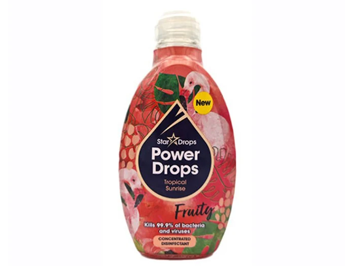 The Pink Stuff Power Drops Désinfectant Concentré Fruité Tropical Sunrise 250ml