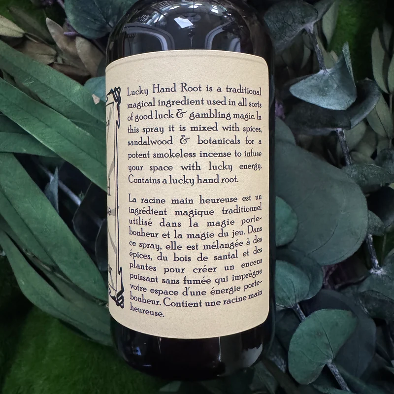 Lucky Hand smokeless incense Spray