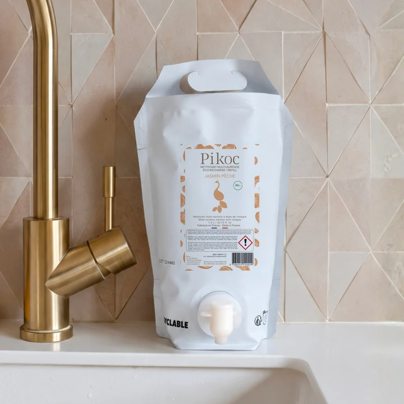 Nettoyant Multi-Surface - Jasmin Pêche - Éco-Recharge 1,5L