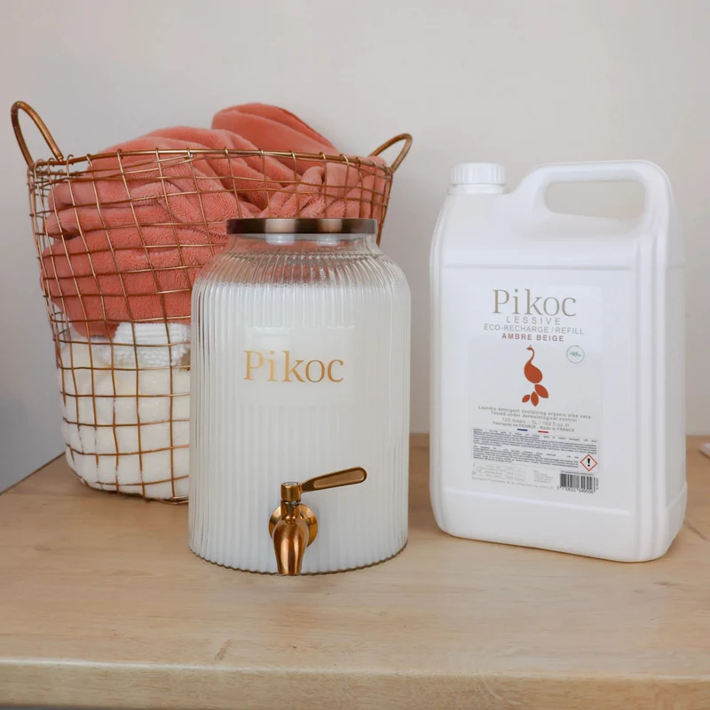 Fontaine à Lessive et son Éco-Recharge - Ambre Beige