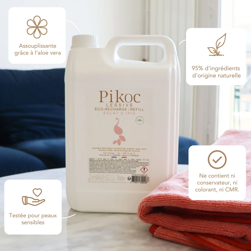 Fontaine à Lessive et son Éco-Recharge - Éclat d'Iris
