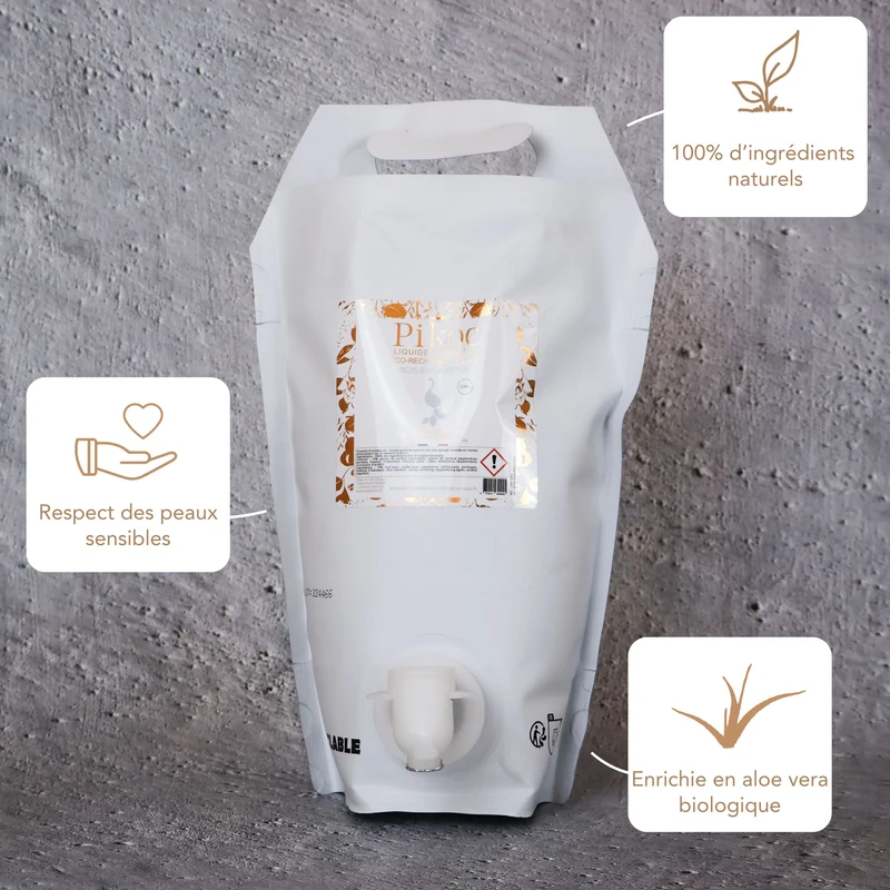 Éco-recharge liquide vaisselle Bois Eucalyptus 1,5L