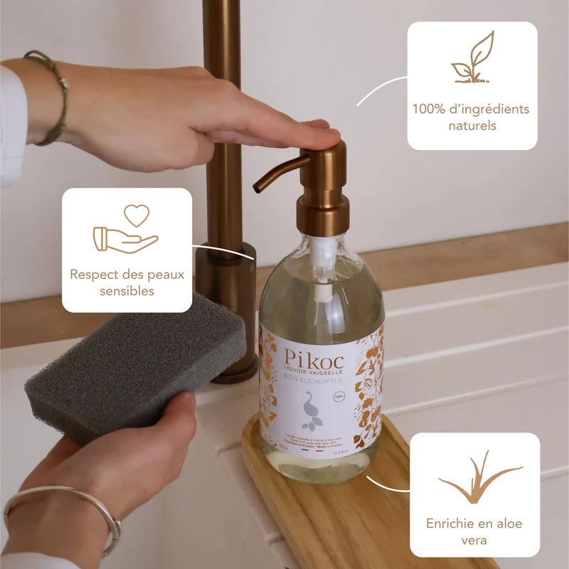 Liquide vaisselle Bois Eucalyptus 490mL