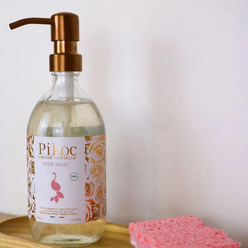 Liquide vaisselle Rose Musc 490ml