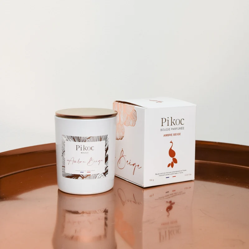Bougie Ambre Beige