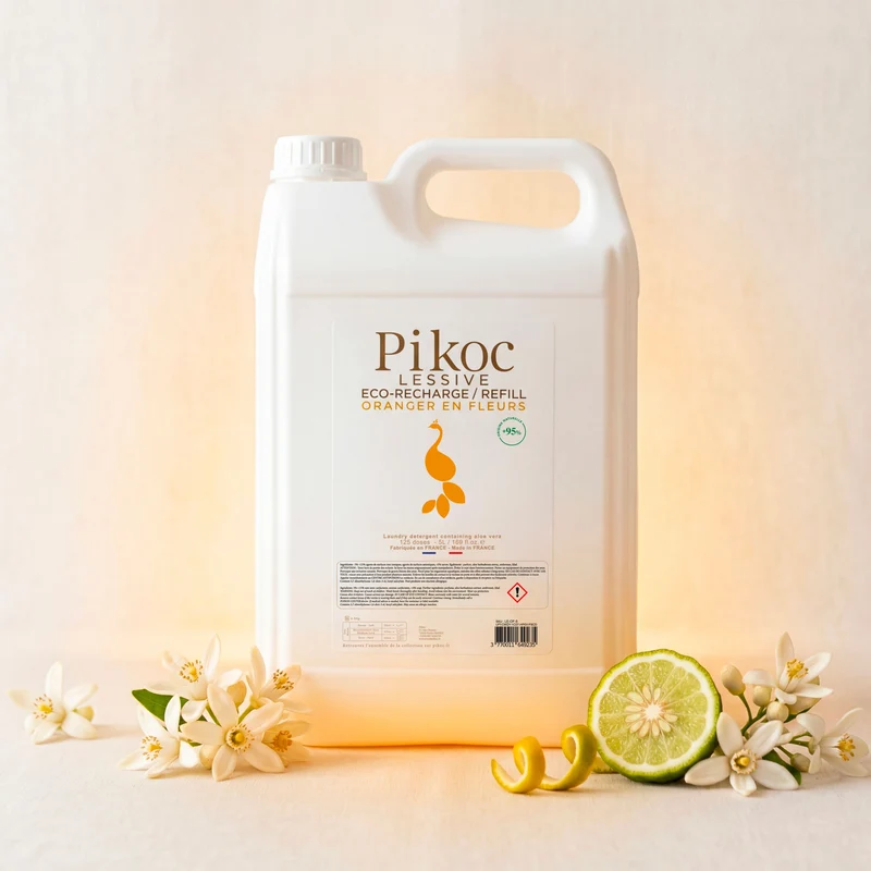 Éco-Recharge Lessive Oranger en Fleurs 5L