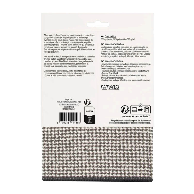 Essuie-Vaisselle Microfibre