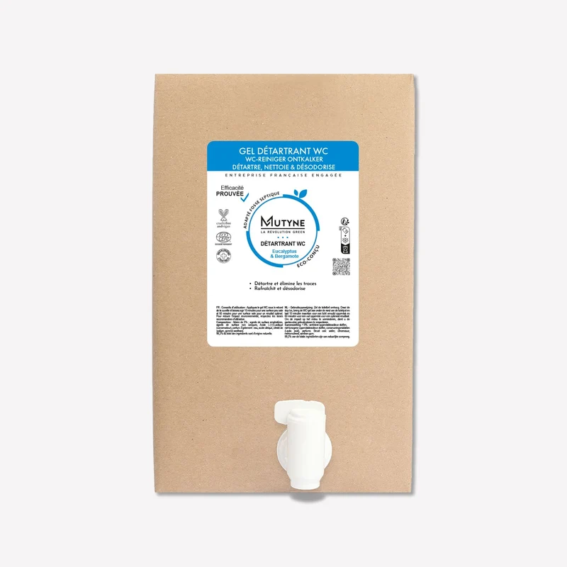 Éco-recharge Gel WC Eucalyptus & Bergamote 10L