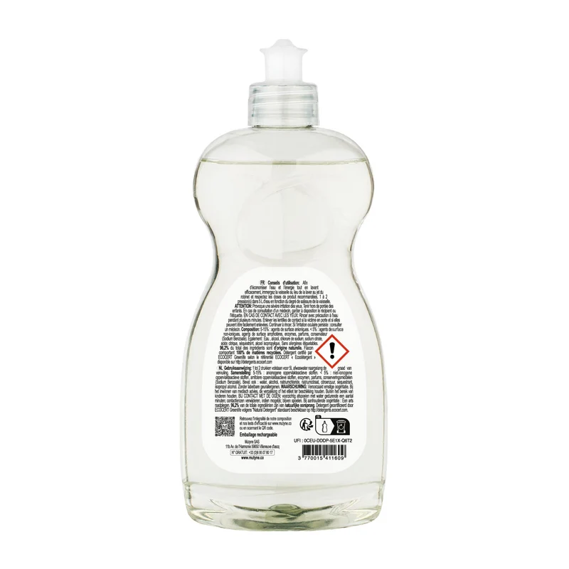 Liquide Vaisselle Désincrustant Thé vert & Sauge 500 mL