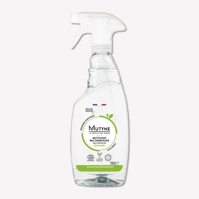 Spray Nettoyant Multisurfaces Dégraissant Citronnelle 750 mL