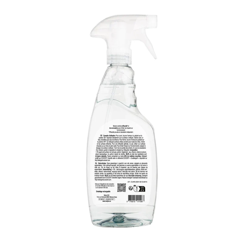 Spray Nettoyant Surfaces Vitrées Menthe 750 mL