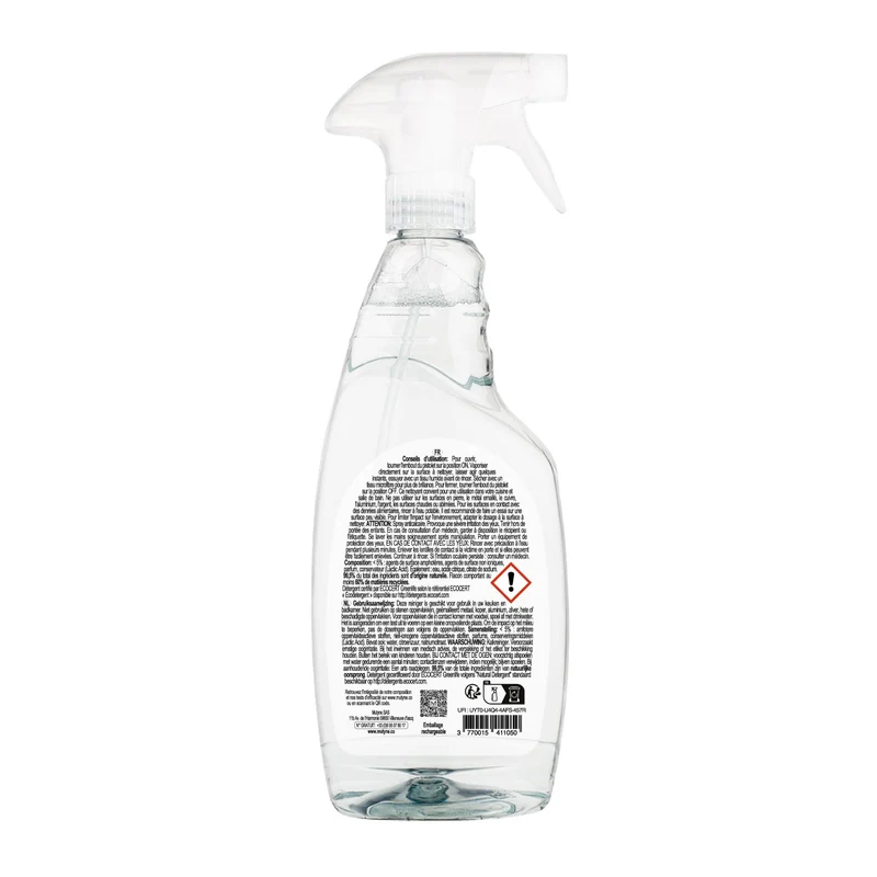 Spray Nettoyant Anticalcaire Cuisine & Bains 750 mL