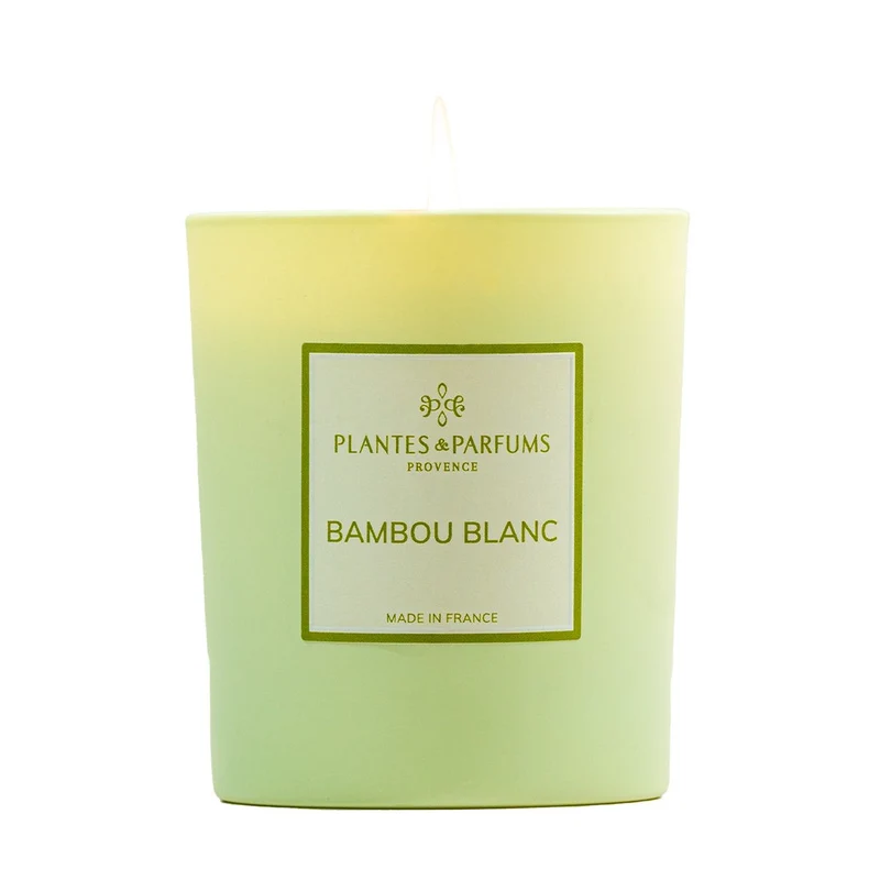 Bougie Parfumée Bambou blanc 180g