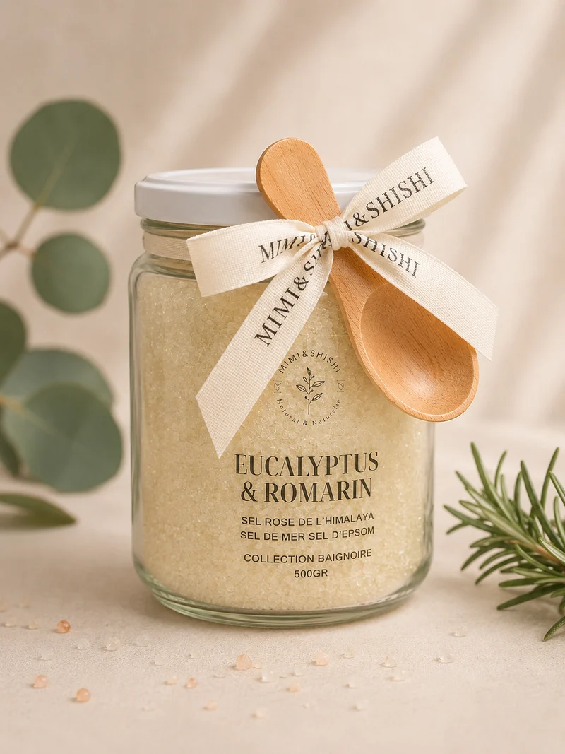 Sel de Bain Eucalyptus et Romarin 500g