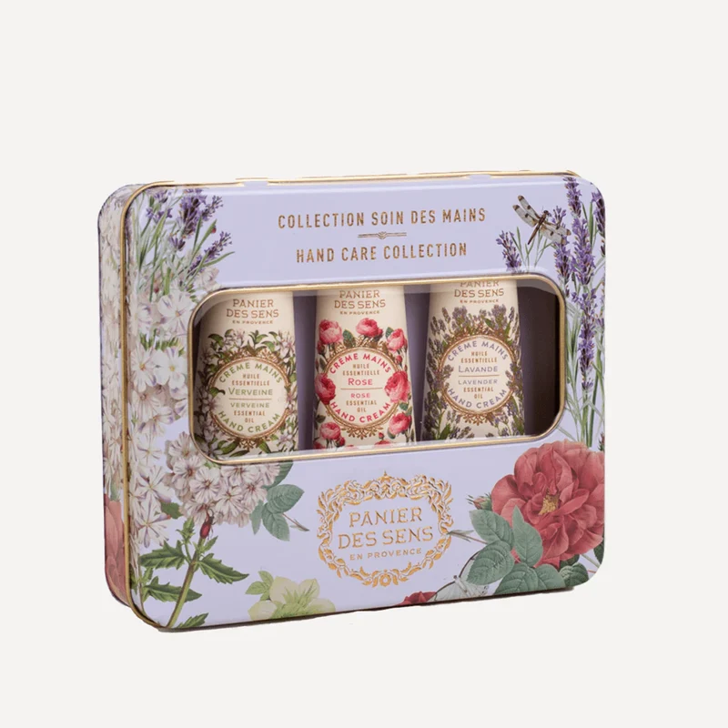 Coffret 3 crèmes mains Verveine, Rose, Lavande 3x30ml