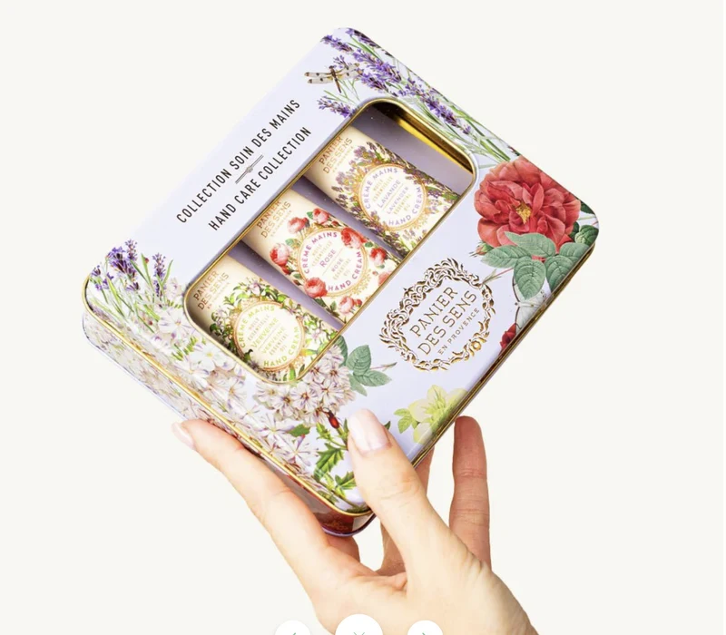 Coffret 3 crèmes mains Verveine, Rose, Lavande 3x30ml