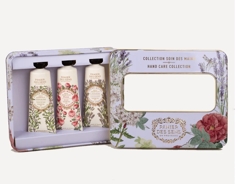 Coffret 3 crèmes mains Verveine, Rose, Lavande 3x30ml