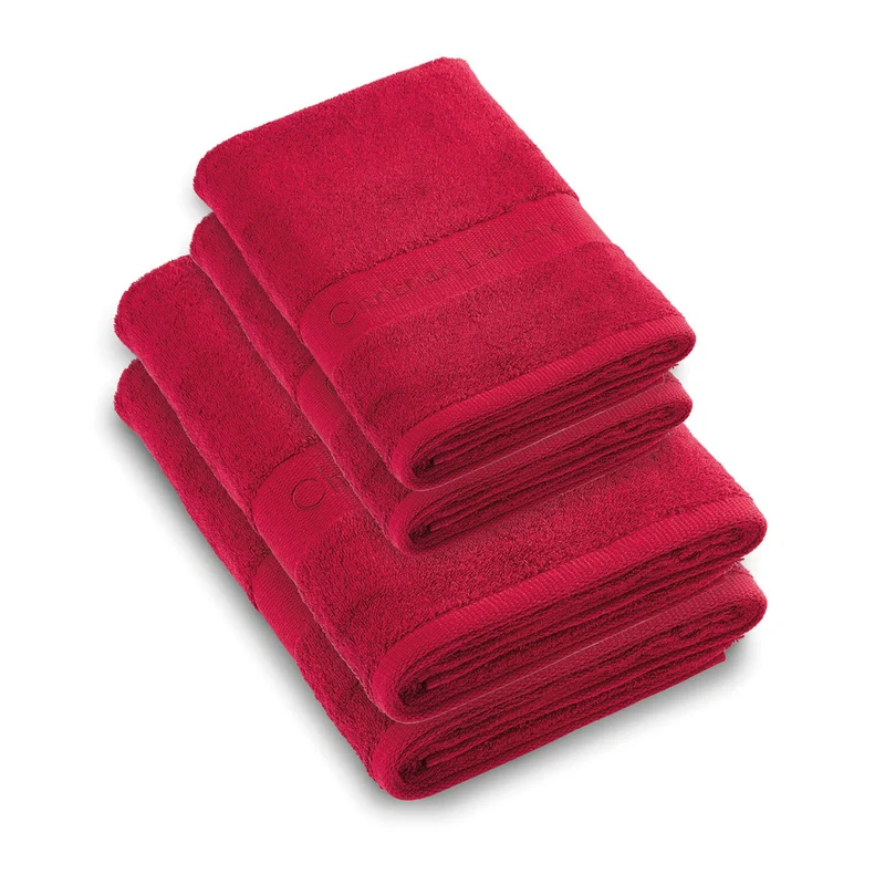 SET DE 2 SERVIETTES ET 2 DRAPS DE BAIN