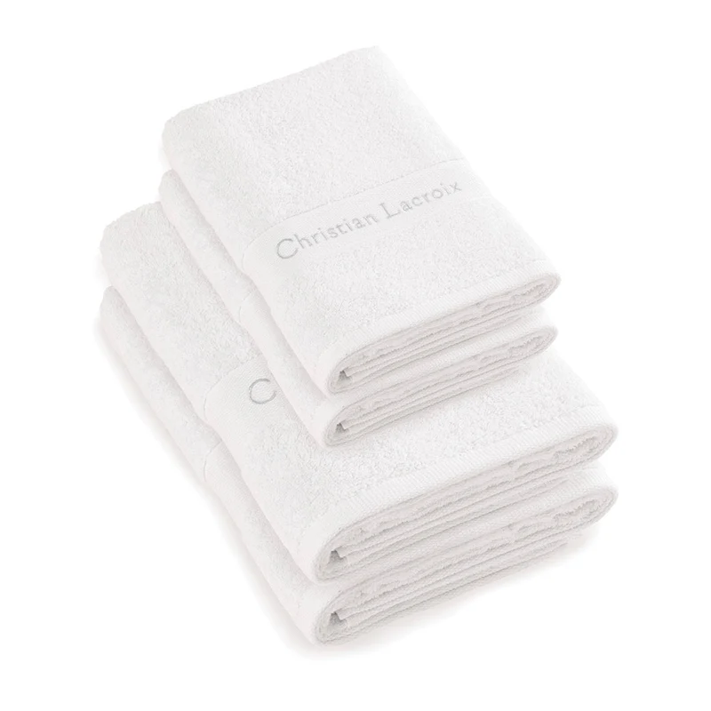 SET DE 2 SERVIETTES ET 2 DRAPS DE BAIN